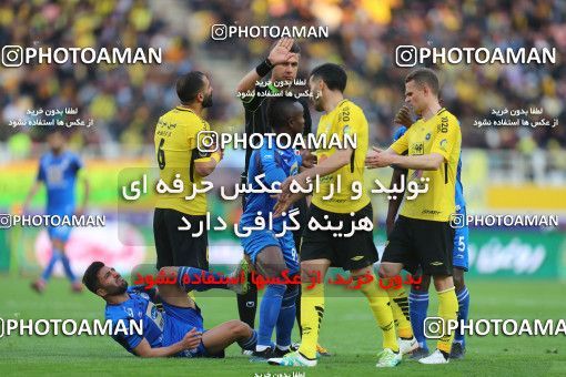 1441709, Isfahan, , لیگ برتر فوتبال ایران، Persian Gulf Cup، Week 25، Second Leg، Sepahan 0 v 1 Esteghlal on 2019/04/12 at Naghsh-e Jahan Stadium