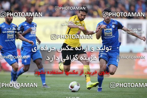 1423632, Isfahan, , لیگ برتر فوتبال ایران، Persian Gulf Cup، Week 25، Second Leg، Sepahan 0 v 1 Esteghlal on 2019/04/12 at Naghsh-e Jahan Stadium