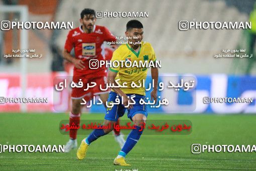 1422465, Tehran, , لیگ برتر فوتبال ایران، Persian Gulf Cup، Week 20، Second Leg، Persepolis 1 v 0 Sanat Naft Abadan on 2019/02/28 at Azadi Stadium
