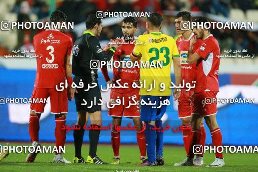 1422525, Tehran, , لیگ برتر فوتبال ایران، Persian Gulf Cup، Week 20، Second Leg، Persepolis 1 v 0 Sanat Naft Abadan on 2019/02/28 at Azadi Stadium
