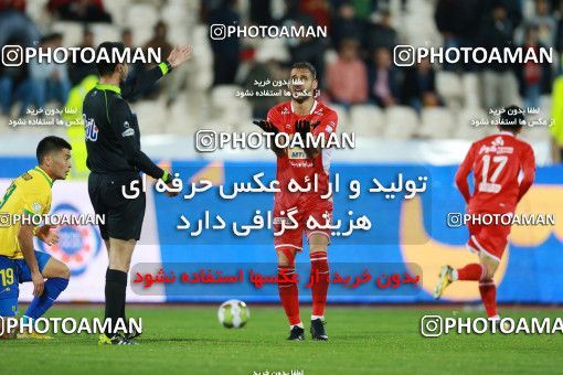 1422808, Tehran, , لیگ برتر فوتبال ایران، Persian Gulf Cup، Week 20، Second Leg، Persepolis 1 v 0 Sanat Naft Abadan on 2019/02/28 at Azadi Stadium