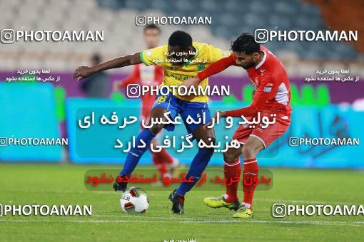 1422762, Tehran, , لیگ برتر فوتبال ایران، Persian Gulf Cup، Week 20، Second Leg، Persepolis 1 v 0 Sanat Naft Abadan on 2019/02/28 at Azadi Stadium