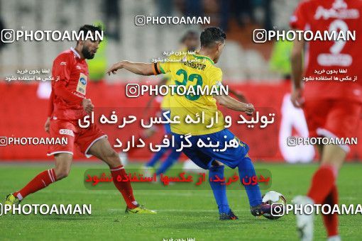 1422700, Tehran, , لیگ برتر فوتبال ایران، Persian Gulf Cup، Week 20، Second Leg، Persepolis 1 v 0 Sanat Naft Abadan on 2019/02/28 at Azadi Stadium