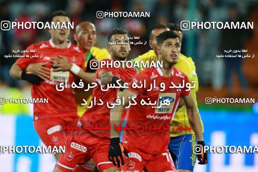 1422641, Tehran, , لیگ برتر فوتبال ایران، Persian Gulf Cup، Week 20، Second Leg، Persepolis 1 v 0 Sanat Naft Abadan on 2019/02/28 at Azadi Stadium