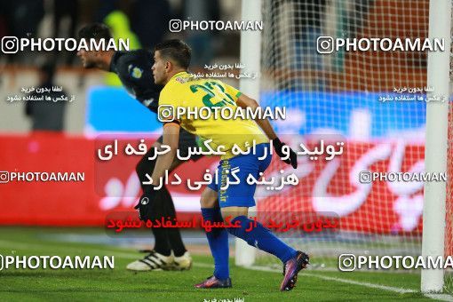 1422718, Tehran, , لیگ برتر فوتبال ایران، Persian Gulf Cup، Week 20، Second Leg، Persepolis 1 v 0 Sanat Naft Abadan on 2019/02/28 at Azadi Stadium