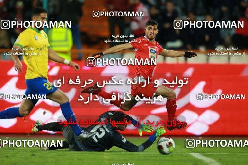 1422878, Tehran, , لیگ برتر فوتبال ایران، Persian Gulf Cup، Week 20، Second Leg، Persepolis 1 v 0 Sanat Naft Abadan on 2019/02/28 at Azadi Stadium