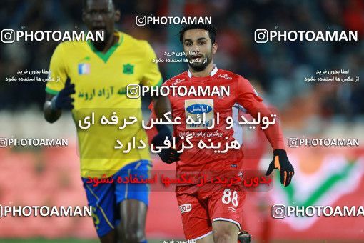 1422881, Tehran, , لیگ برتر فوتبال ایران، Persian Gulf Cup، Week 20، Second Leg، Persepolis 1 v 0 Sanat Naft Abadan on 2019/02/28 at Azadi Stadium