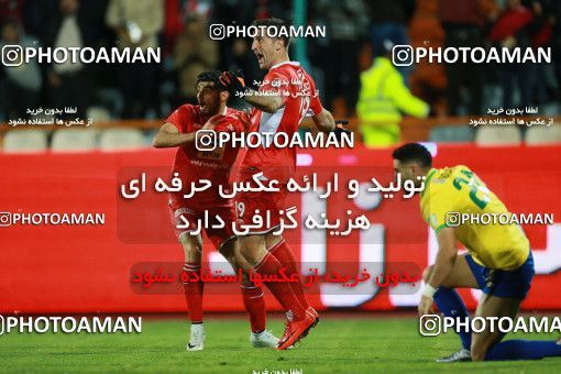 1422970, Tehran, , لیگ برتر فوتبال ایران، Persian Gulf Cup، Week 20، Second Leg، Persepolis 1 v 0 Sanat Naft Abadan on 2019/02/28 at Azadi Stadium