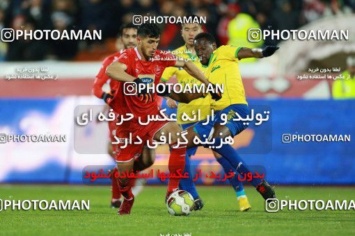 1422933, Tehran, , لیگ برتر فوتبال ایران، Persian Gulf Cup، Week 20، Second Leg، Persepolis 1 v 0 Sanat Naft Abadan on 2019/02/28 at Azadi Stadium