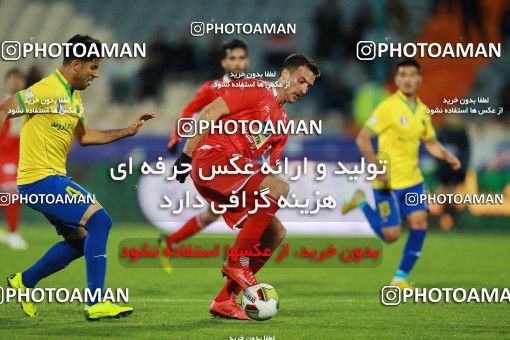 1422920, Tehran, , لیگ برتر فوتبال ایران، Persian Gulf Cup، Week 20، Second Leg، Persepolis 1 v 0 Sanat Naft Abadan on 2019/02/28 at Azadi Stadium