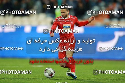 1422938, Tehran, , لیگ برتر فوتبال ایران، Persian Gulf Cup، Week 20، Second Leg، Persepolis 1 v 0 Sanat Naft Abadan on 2019/02/28 at Azadi Stadium