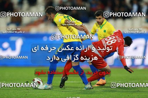 1422966, Tehran, , لیگ برتر فوتبال ایران، Persian Gulf Cup، Week 20، Second Leg، Persepolis 1 v 0 Sanat Naft Abadan on 2019/02/28 at Azadi Stadium