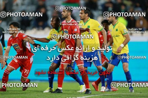 1422815, Tehran, , لیگ برتر فوتبال ایران، Persian Gulf Cup، Week 20، Second Leg، Persepolis 1 v 0 Sanat Naft Abadan on 2019/02/28 at Azadi Stadium