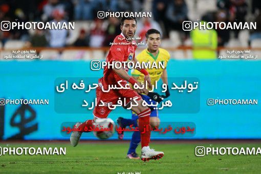 1422832, Tehran, , لیگ برتر فوتبال ایران، Persian Gulf Cup، Week 20، Second Leg، Persepolis 1 v 0 Sanat Naft Abadan on 2019/02/28 at Azadi Stadium