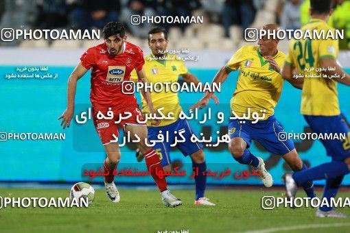 1422924, Tehran, , لیگ برتر فوتبال ایران، Persian Gulf Cup، Week 20، Second Leg، Persepolis 1 v 0 Sanat Naft Abadan on 2019/02/28 at Azadi Stadium
