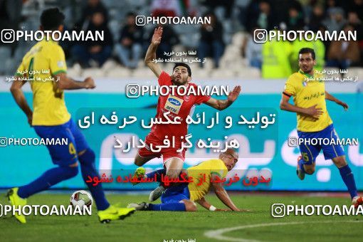 1422889, Tehran, , لیگ برتر فوتبال ایران، Persian Gulf Cup، Week 20، Second Leg، Persepolis 1 v 0 Sanat Naft Abadan on 2019/02/28 at Azadi Stadium
