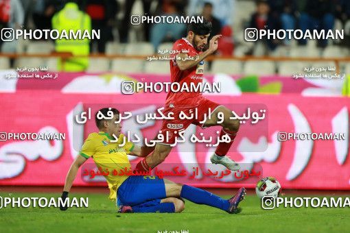 1422926, Tehran, , لیگ برتر فوتبال ایران، Persian Gulf Cup، Week 20، Second Leg، Persepolis 1 v 0 Sanat Naft Abadan on 2019/02/28 at Azadi Stadium
