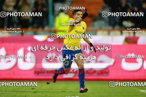 1422930, Tehran, , لیگ برتر فوتبال ایران، Persian Gulf Cup، Week 20، Second Leg، Persepolis 1 v 0 Sanat Naft Abadan on 2019/02/28 at Azadi Stadium