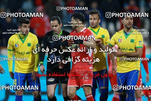 1422825, Tehran, , لیگ برتر فوتبال ایران، Persian Gulf Cup، Week 20، Second Leg، Persepolis 1 v 0 Sanat Naft Abadan on 2019/02/28 at Azadi Stadium
