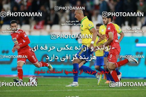 1423032, Tehran, , لیگ برتر فوتبال ایران، Persian Gulf Cup، Week 20، Second Leg، Persepolis 1 v 0 Sanat Naft Abadan on 2019/02/28 at Azadi Stadium