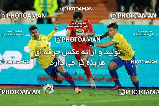 1423095, Tehran, , لیگ برتر فوتبال ایران، Persian Gulf Cup، Week 20، Second Leg، Persepolis 1 v 0 Sanat Naft Abadan on 2019/02/28 at Azadi Stadium