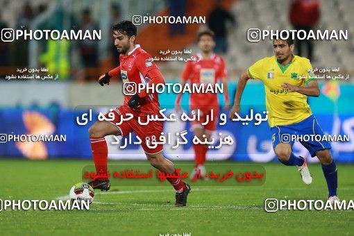 1422996, Tehran, , لیگ برتر فوتبال ایران، Persian Gulf Cup، Week 20، Second Leg، Persepolis 1 v 0 Sanat Naft Abadan on 2019/02/28 at Azadi Stadium