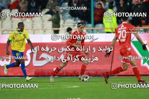 1423028, Tehran, , لیگ برتر فوتبال ایران، Persian Gulf Cup، Week 20، Second Leg، Persepolis 1 v 0 Sanat Naft Abadan on 2019/02/28 at Azadi Stadium