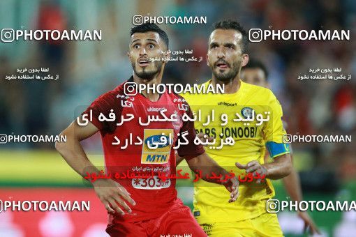 1430884, Iran Football Pro League، Persian Gulf Cup، Week 1، First Leg، 2019/08/22، Tehran، Azadi Stadium، Persepolis 1 - 0 Pars Jonoubi Jam
