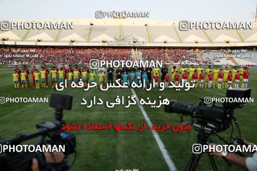 1441979, Iran Football Pro League، Persian Gulf Cup، Week 1، First Leg، 2019/08/22، Tehran، Azadi Stadium، Persepolis 1 - 0 Pars Jonoubi Jam