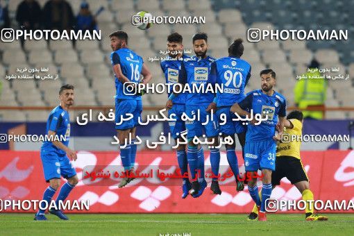 1433137, Tehran, , لیگ برتر فوتبال ایران، Persian Gulf Cup، Week 19، Second Leg، Esteghlal 2 v 0 Pars Jonoubi Jam on 2019/02/20 at Azadi Stadium