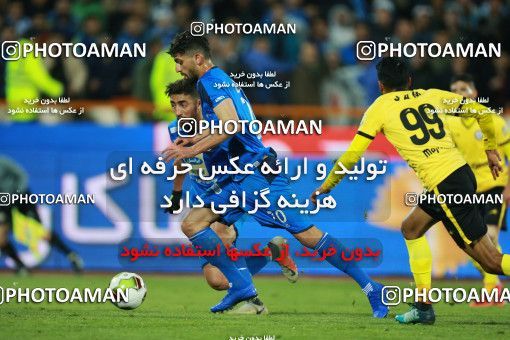 1433252, Tehran, , لیگ برتر فوتبال ایران، Persian Gulf Cup، Week 19، Second Leg، Esteghlal 2 v 0 Pars Jonoubi Jam on 2019/02/20 at Azadi Stadium