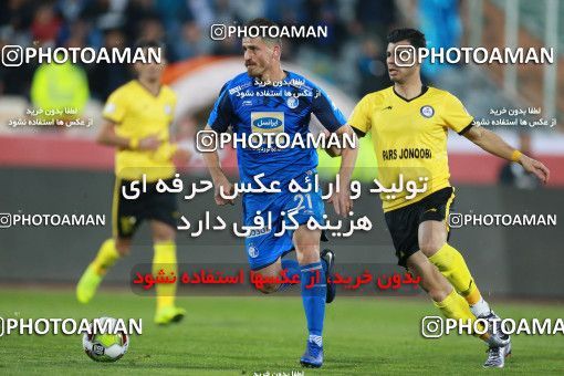 1433017, Tehran, , لیگ برتر فوتبال ایران، Persian Gulf Cup، Week 19، Second Leg، Esteghlal 2 v 0 Pars Jonoubi Jam on 2019/02/20 at Azadi Stadium