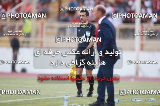 1436044, Tehran,Shahr Qods, , Iran Football Pro League، Persian Gulf Cup، Week 2، First Leg، Tractor Sazi 1 v 0 Persepolis on 2019/08/30 at Yadegar-e Emam Stadium