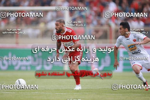 1436043, Tehran,Shahr Qods, , Iran Football Pro League، Persian Gulf Cup، Week 2، First Leg، Tractor Sazi 1 v 0 Persepolis on 2019/08/30 at Yadegar-e Emam Stadium