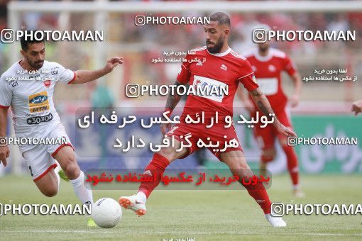1436005, Tehran,Shahr Qods, , Iran Football Pro League، Persian Gulf Cup، Week 2، First Leg، Tractor Sazi 1 v 0 Persepolis on 2019/08/30 at Yadegar-e Emam Stadium