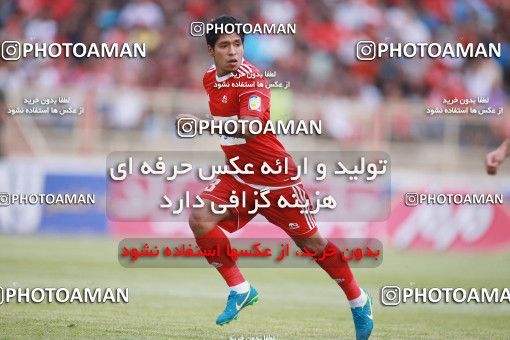 1436032, Tehran,Shahr Qods, , Iran Football Pro League، Persian Gulf Cup، Week 2، First Leg، Tractor Sazi 1 v 0 Persepolis on 2019/08/30 at Yadegar-e Emam Stadium