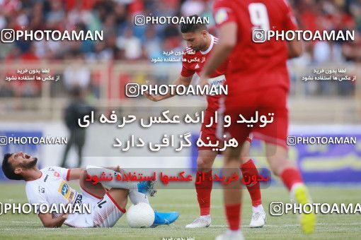 1436144, Tehran,Shahr Qods, , Iran Football Pro League، Persian Gulf Cup، Week 2، First Leg، Tractor Sazi 1 v 0 Persepolis on 2019/08/30 at Yadegar-e Emam Stadium