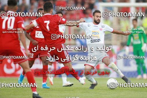 1436360, Tehran,Shahr Qods, , Iran Football Pro League، Persian Gulf Cup، Week 2، First Leg، Tractor Sazi 1 v 0 Persepolis on 2019/08/30 at Yadegar-e Emam Stadium