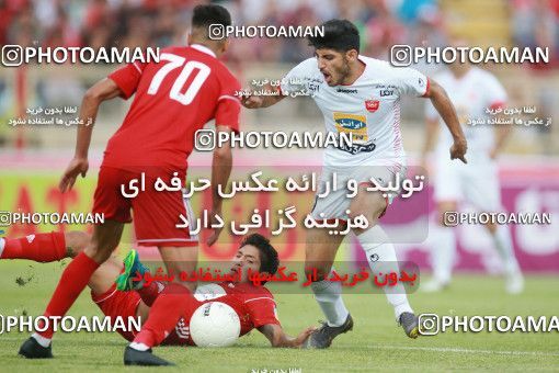 1436459, Tehran,Shahr Qods, , Iran Football Pro League، Persian Gulf Cup، Week 2، First Leg، Tractor Sazi 1 v 0 Persepolis on 2019/08/30 at Yadegar-e Emam Stadium