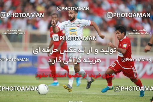 1436453, Tehran,Shahr Qods, , Iran Football Pro League، Persian Gulf Cup، Week 2، First Leg، Tractor Sazi 1 v 0 Persepolis on 2019/08/30 at Yadegar-e Emam Stadium