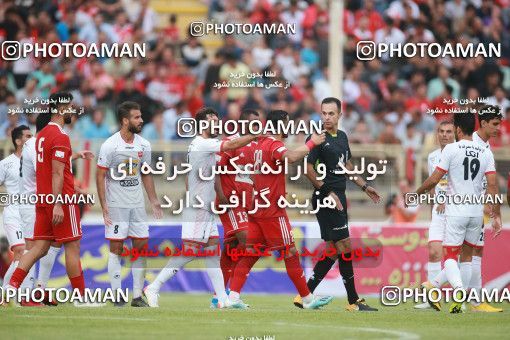 1436407, Tehran,Shahr Qods, , Iran Football Pro League، Persian Gulf Cup، Week 2، First Leg، Tractor Sazi 1 v 0 Persepolis on 2019/08/30 at Yadegar-e Emam Stadium