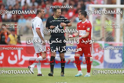 1436339, Tehran,Shahr Qods, , Iran Football Pro League، Persian Gulf Cup، Week 2، First Leg، Tractor Sazi 1 v 0 Persepolis on 2019/08/30 at Yadegar-e Emam Stadium