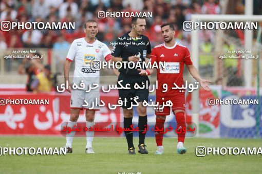 1436460, Tehran,Shahr Qods, , Iran Football Pro League، Persian Gulf Cup، Week 2، First Leg، Tractor Sazi 1 v 0 Persepolis on 2019/08/30 at Yadegar-e Emam Stadium