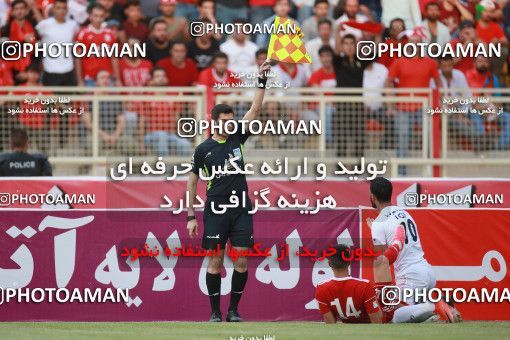 1436380, Tehran,Shahr Qods, , Iran Football Pro League، Persian Gulf Cup، Week 2، First Leg، Tractor Sazi 1 v 0 Persepolis on 2019/08/30 at Yadegar-e Emam Stadium
