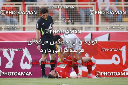 1436384, Tehran,Shahr Qods, , Iran Football Pro League، Persian Gulf Cup، Week 2، First Leg، Tractor Sazi 1 v 0 Persepolis on 2019/08/30 at Yadegar-e Emam Stadium