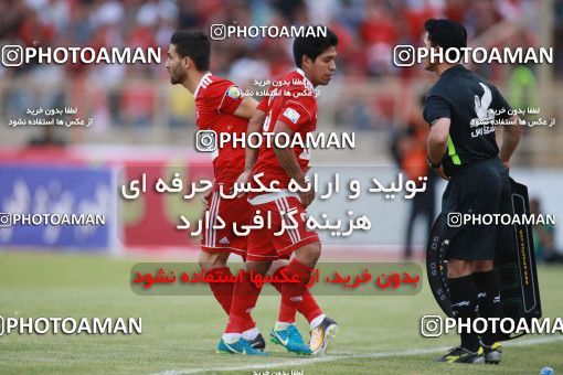 1436604, Tehran,Shahr Qods, , Iran Football Pro League، Persian Gulf Cup، Week 2، First Leg، Tractor Sazi 1 v 0 Persepolis on 2019/08/30 at Yadegar-e Emam Stadium
