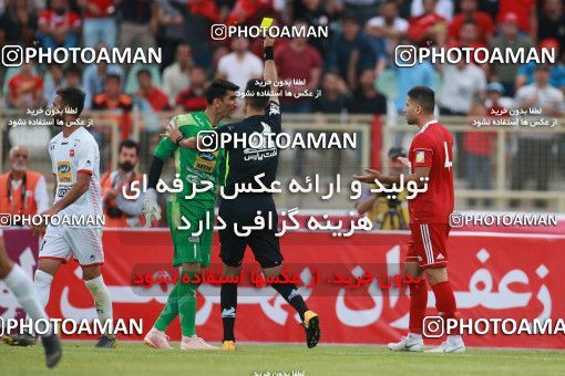 1436589, Tehran,Shahr Qods, , Iran Football Pro League، Persian Gulf Cup، Week 2، First Leg، Tractor Sazi 1 v 0 Persepolis on 2019/08/30 at Yadegar-e Emam Stadium