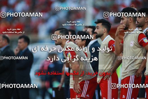 1436494, Tehran,Shahr Qods, , Iran Football Pro League، Persian Gulf Cup، Week 2، First Leg، Tractor Sazi 1 v 0 Persepolis on 2019/08/30 at Yadegar-e Emam Stadium