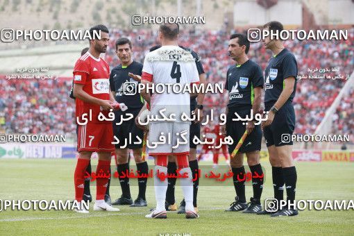 1436084, Tehran,Shahr Qods, , Iran Football Pro League، Persian Gulf Cup، Week 2، First Leg، Tractor Sazi 1 v 0 Persepolis on 2019/08/30 at Yadegar-e Emam Stadium