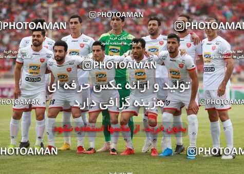 1436132, Tehran,Shahr Qods, , Iran Football Pro League، Persian Gulf Cup، Week 2، First Leg، Tractor Sazi 1 v 0 Persepolis on 2019/08/30 at Yadegar-e Emam Stadium